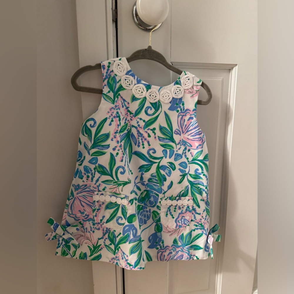 Lilly Pulitzer NWT Toddler Lilly Shift Dress Print; Just a Pinch Size: 18-24 - Picture 4 of 7